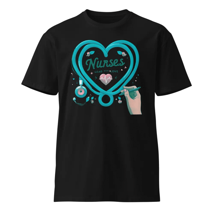 Heartfelt Nurses: Lead with Love T-Shirt product image (1)