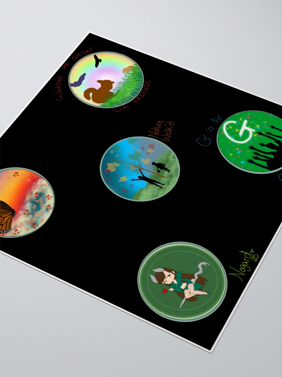 Camp Chaos 2025 Badge Sheet product image (8)