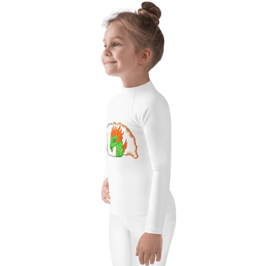 Fiery Dragon Kids Rash Guard product image (3)