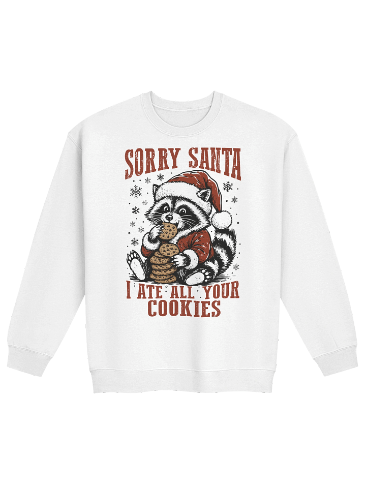 Santa's Cookie Bandit Crewneck Sweatshirt product image (1)