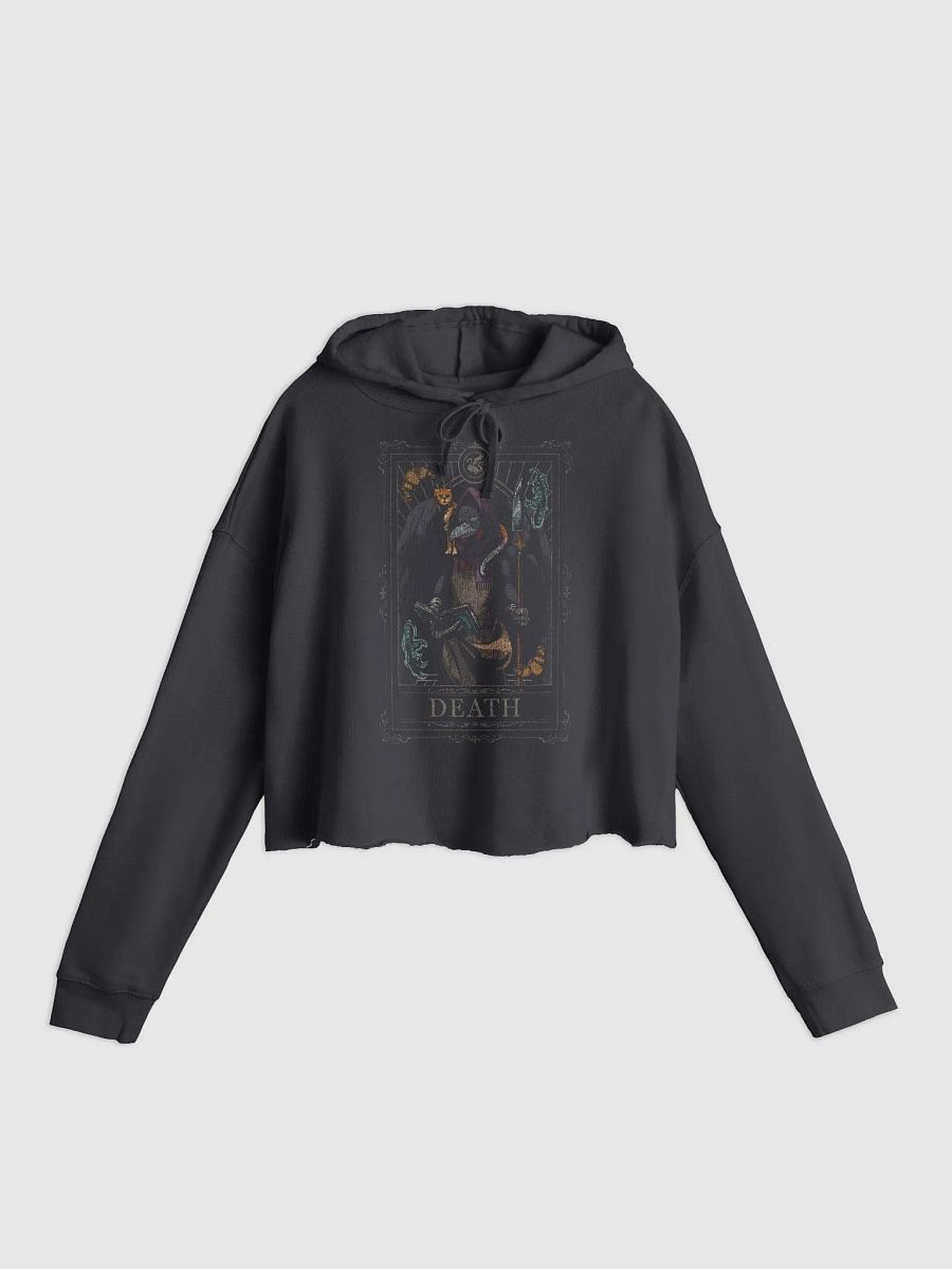 Mathilde's Death Tarot Cropped Hoodie product image (1)