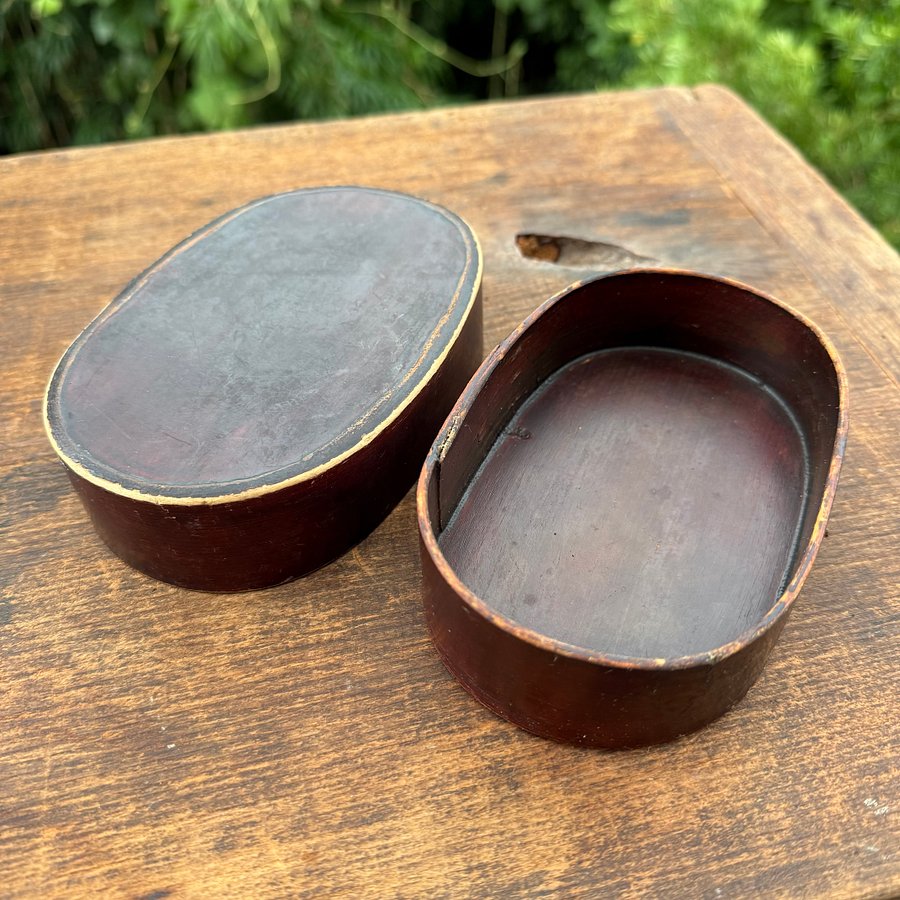 🎎 Antique Meiji–Taishō Ikawa Menpa Bento Box – Hinoki & Cherry Bark – Japan Antique Roadshow product image (8)