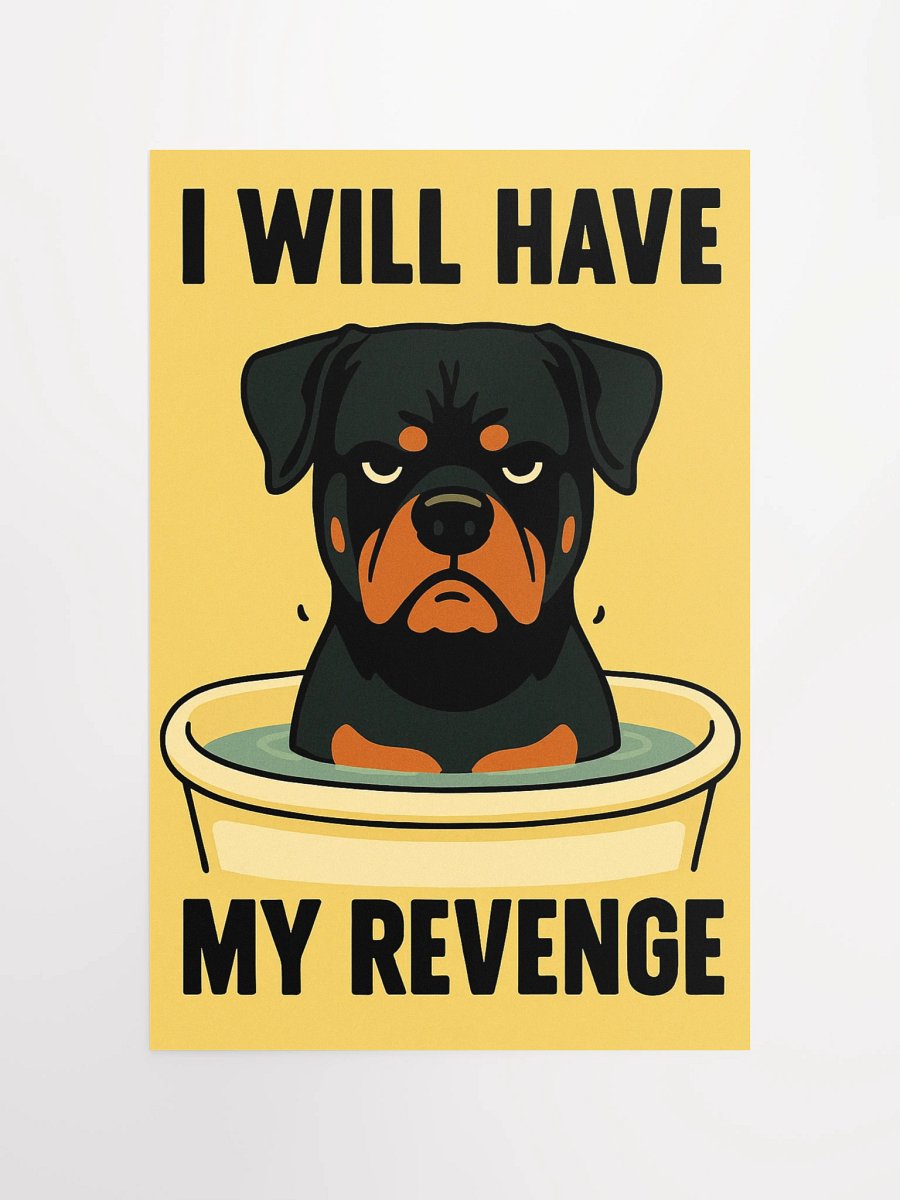 Rottweiler Bath Poster product image (10)