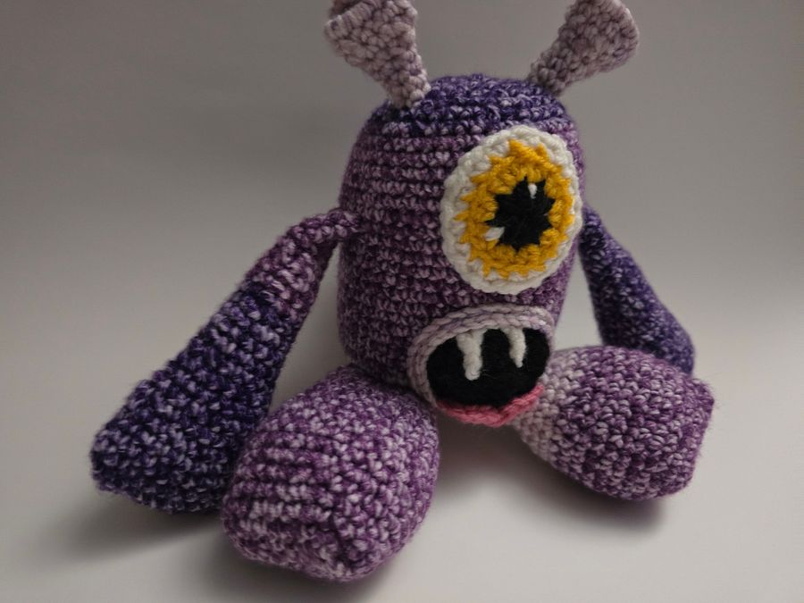 Purple Monster Plushie 🐑 product image (3)
