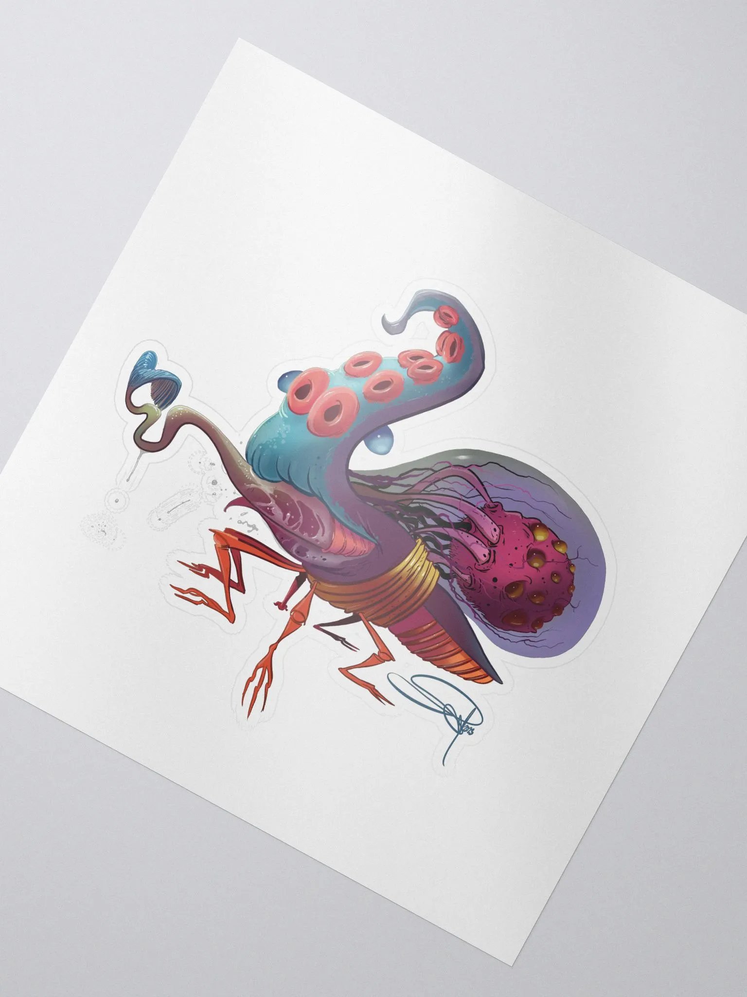 Tentacle Cricket Sticker product image (2)