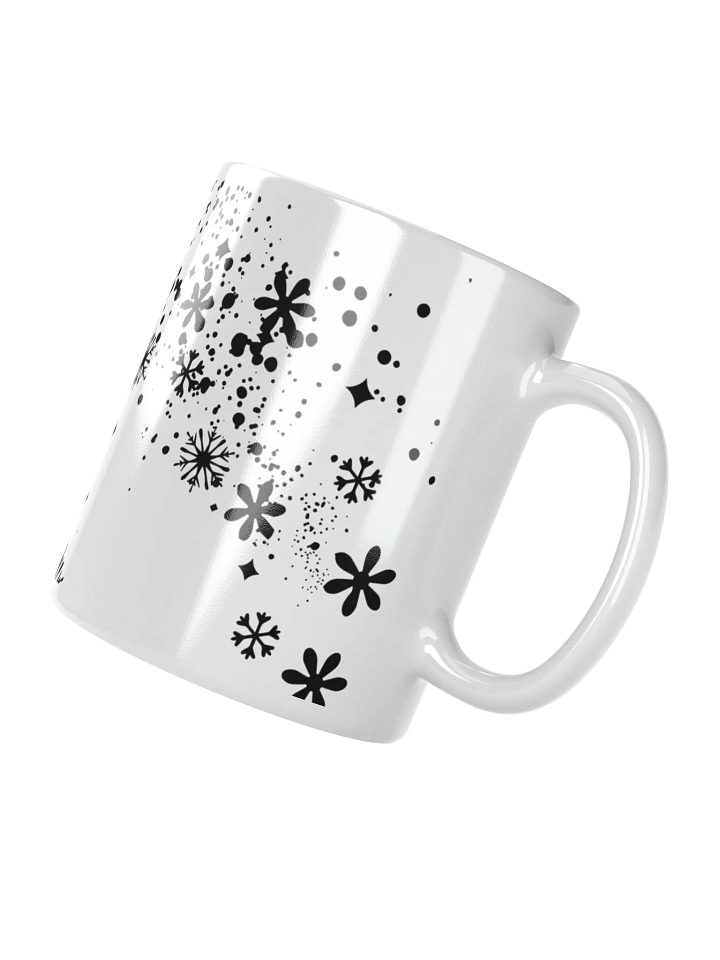 Starry Snowflake White Glossy Mug product image (4)