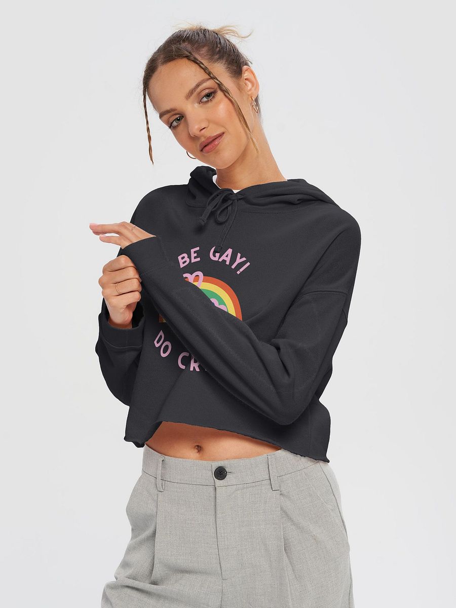 Rainbow Rebellion Cropped Hoodie product image (3)