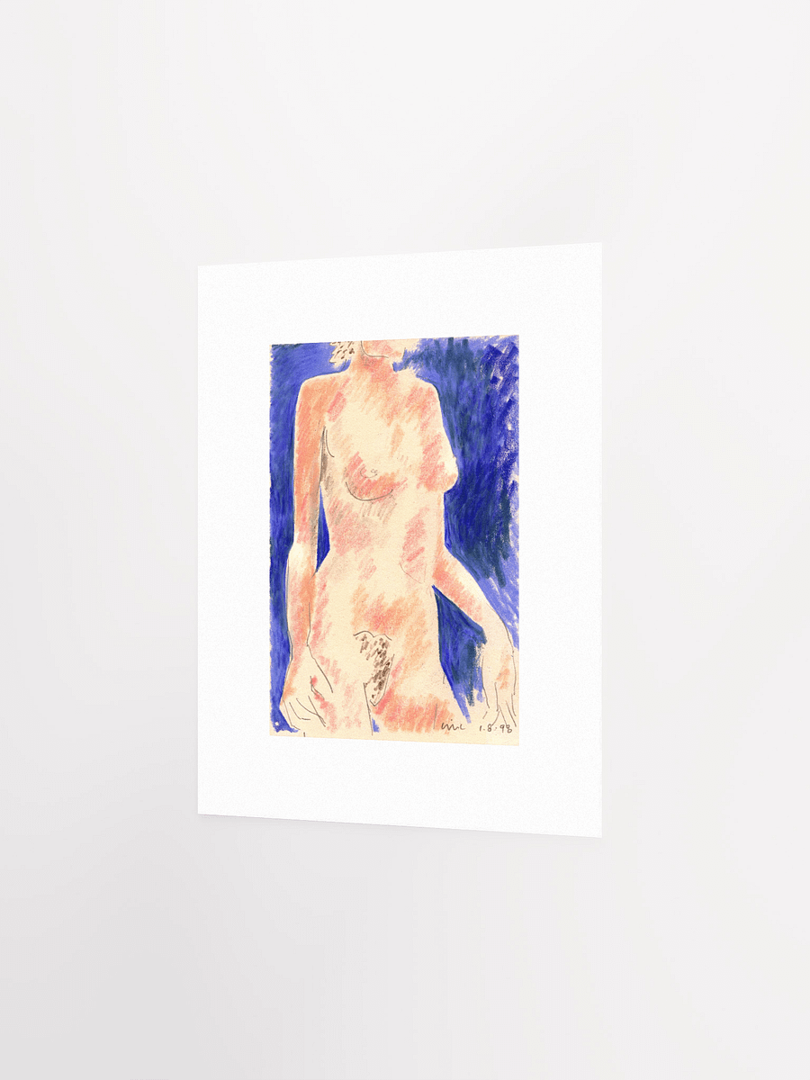 Pink Nude on Blue 01.08.98 print product image (3)