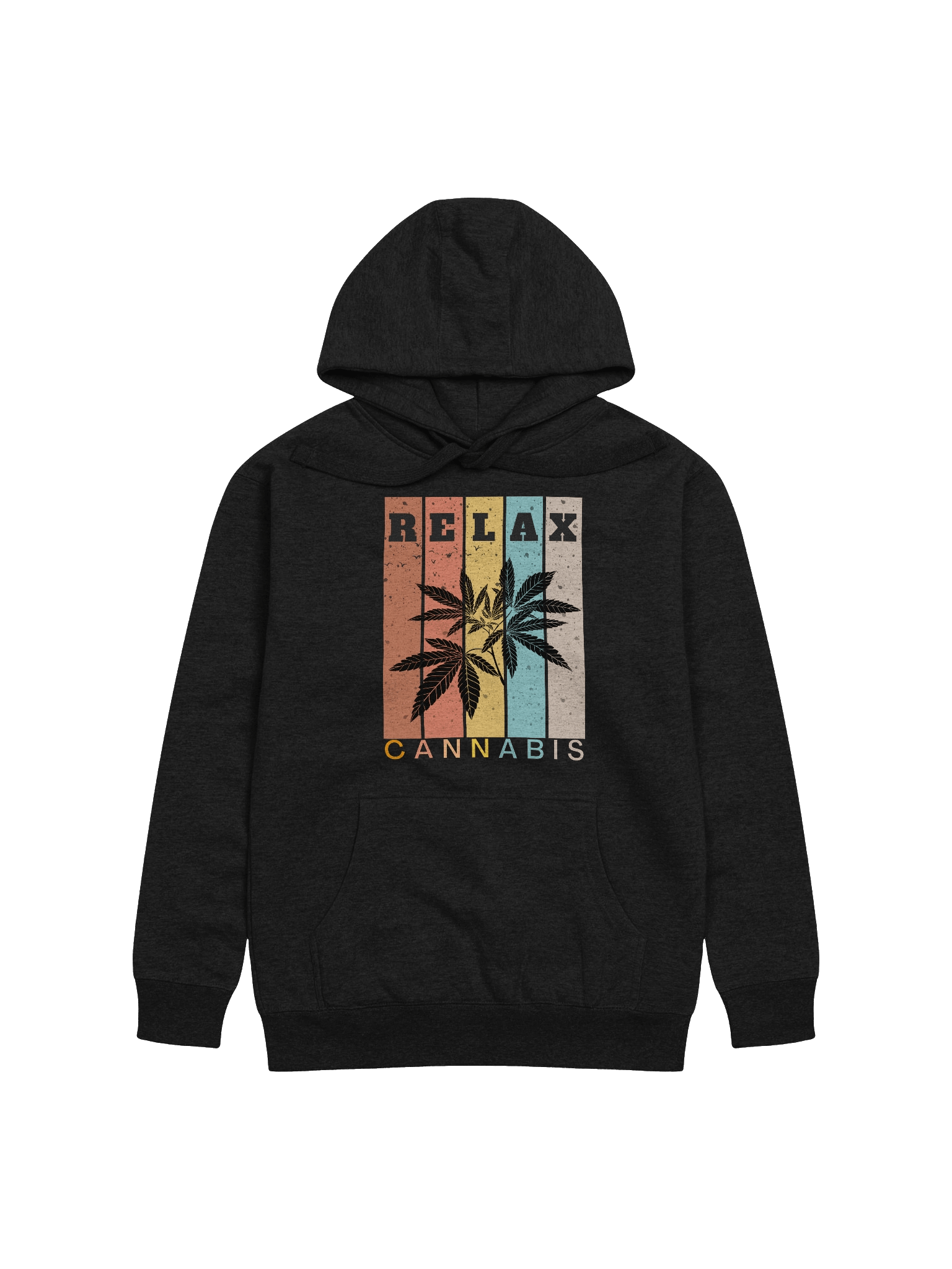 Relax Cannabis Silhouette & Sunset Colors | Premium Unisex Hoodie product image (4)