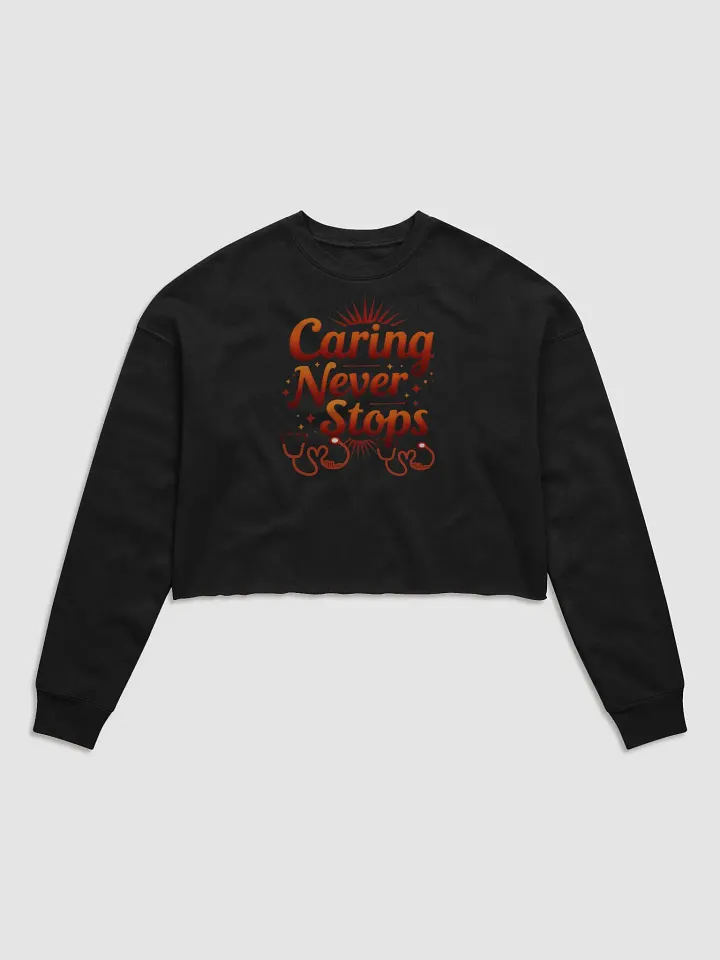 Nurse Appreciation Fleece Crop Sweatshirt product image (1)