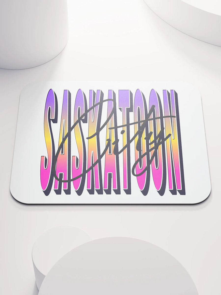 Saskatoon City Gradient Signature Mouse Pad product image (2)