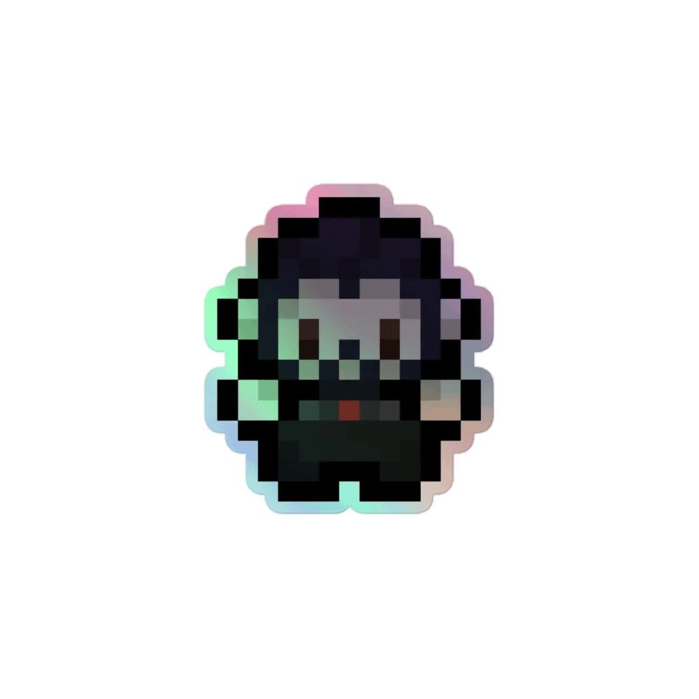 Retro Holographic Sticker Pack - Dark Hero Edition product image (1)