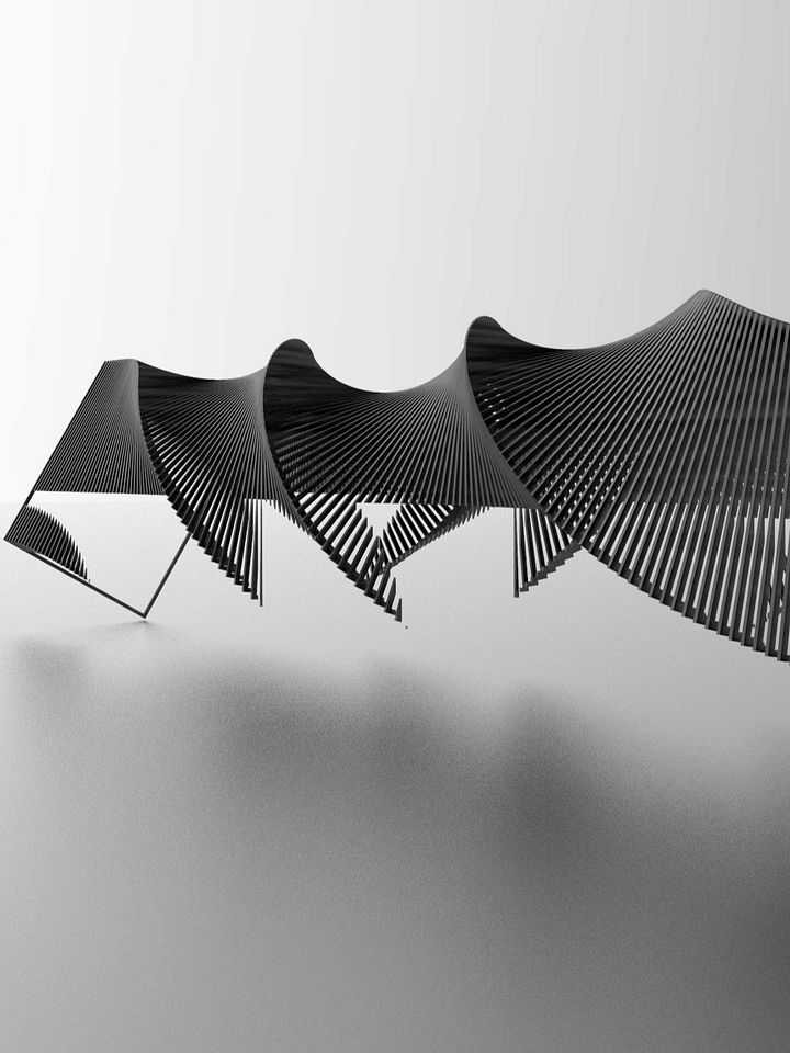 Pavilion Parametric Architectural Facade Design Grasshopper Rhino Files Download product image (2)