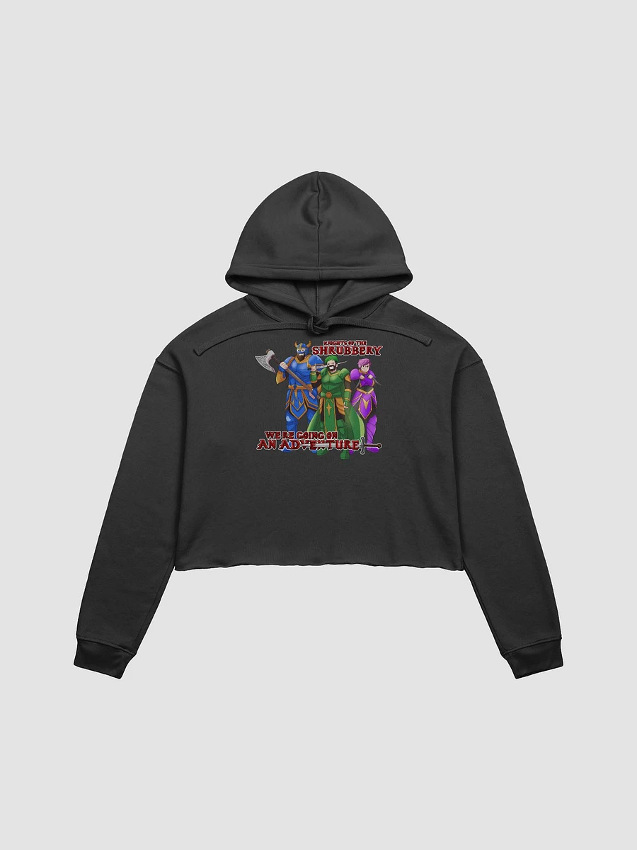 Knights Of The Shrubbery Crop Top Hoodie product image (1)
