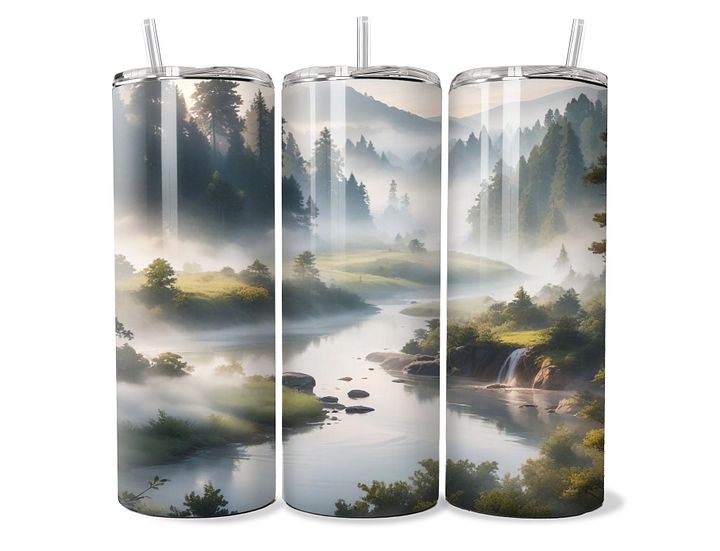 Misty Forest Retreat Tumbler - 20oz Stainless Steel product image (1)