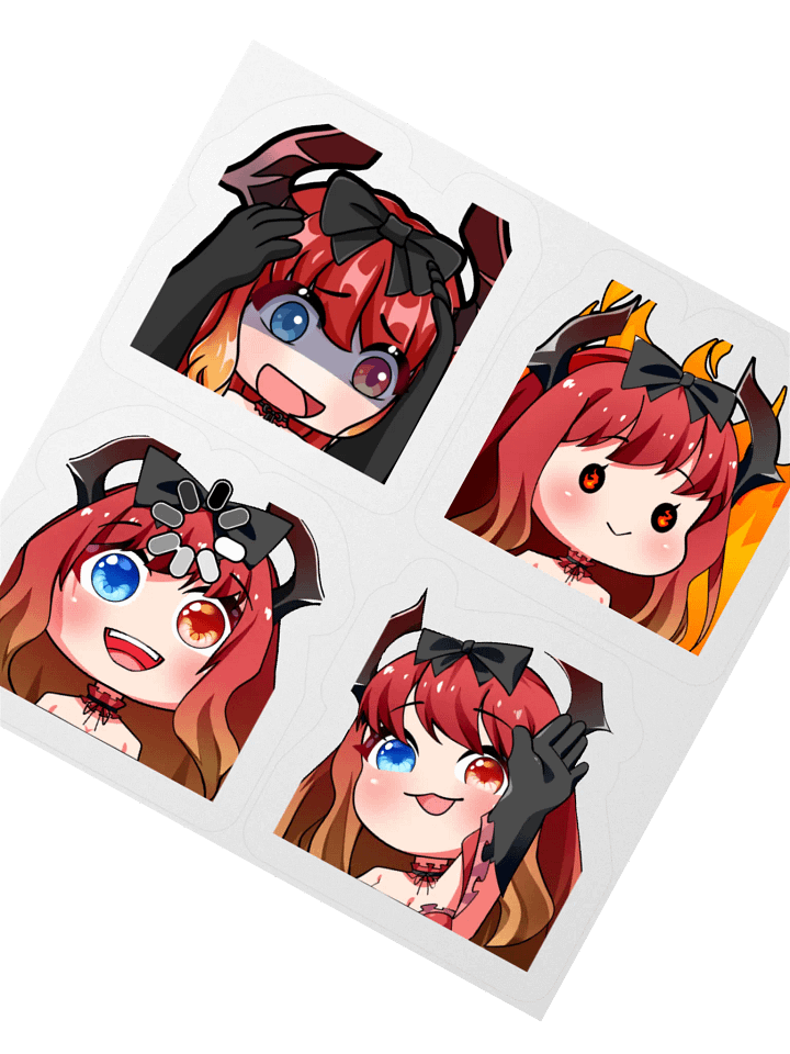 ScarLight Crimson Emotive Sticker Set product image (4)