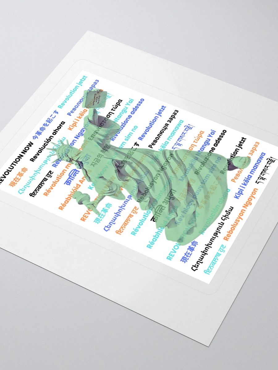 REVOLUTION NOW STICKER product image (9)