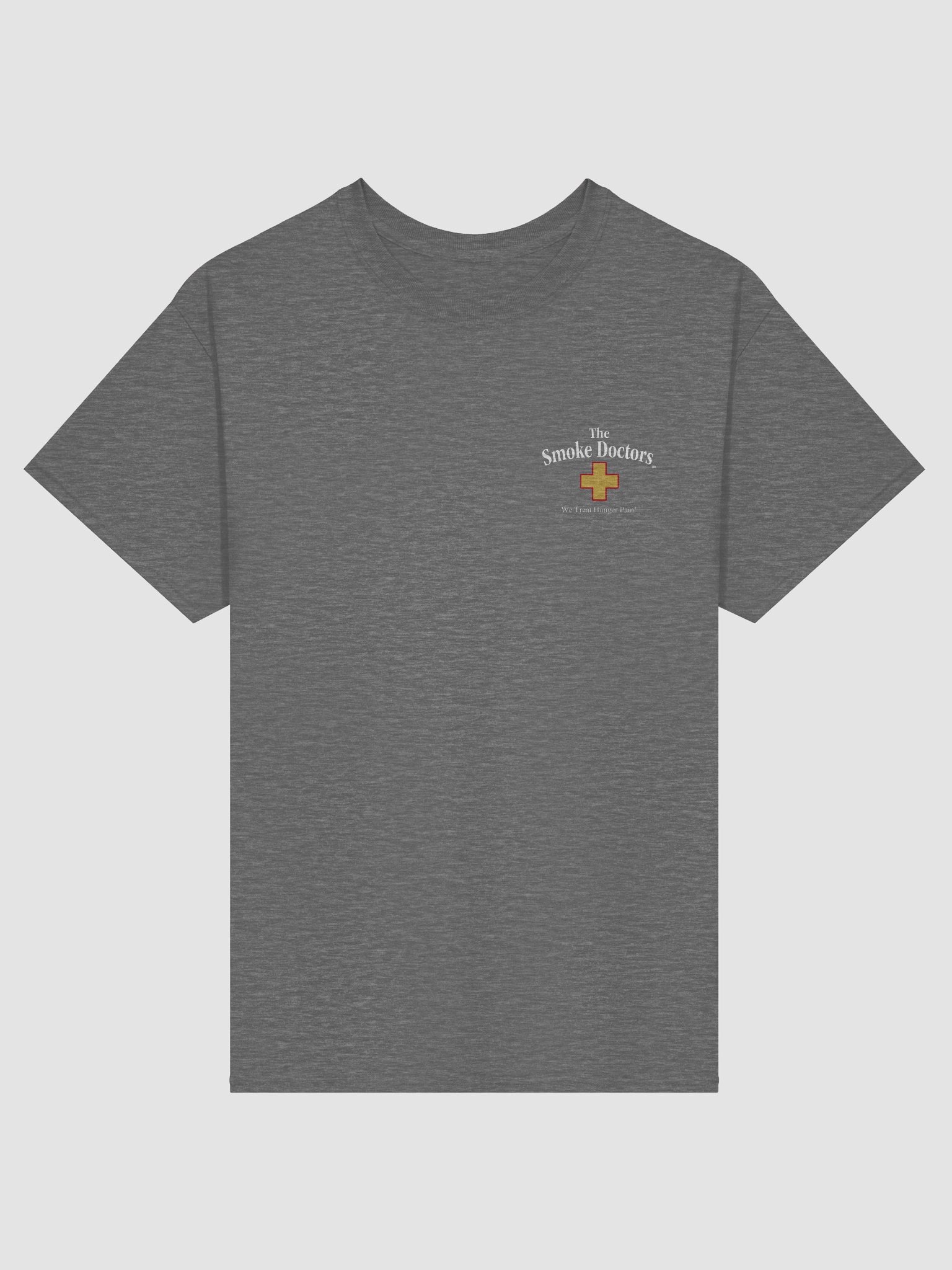 The Smoke Doctors UNISEX Heavyweight Gray T-Shirt product image (1)