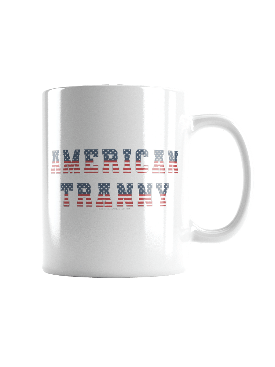[Buck Angel Shop] American Tranny Flag Mug [White] product image (1)