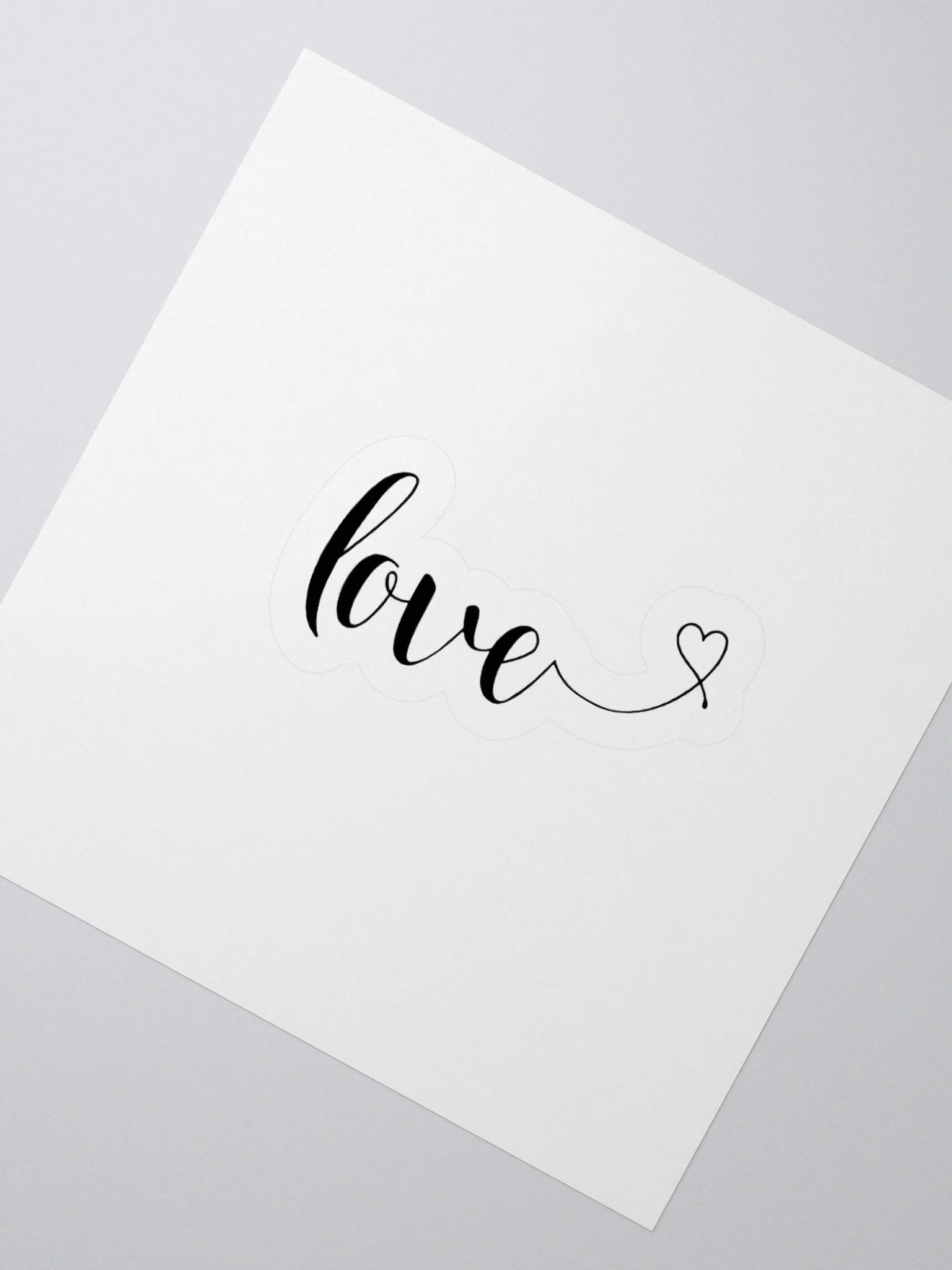 LOVE – Minimalist Sticker ❤️✨ product image (5)