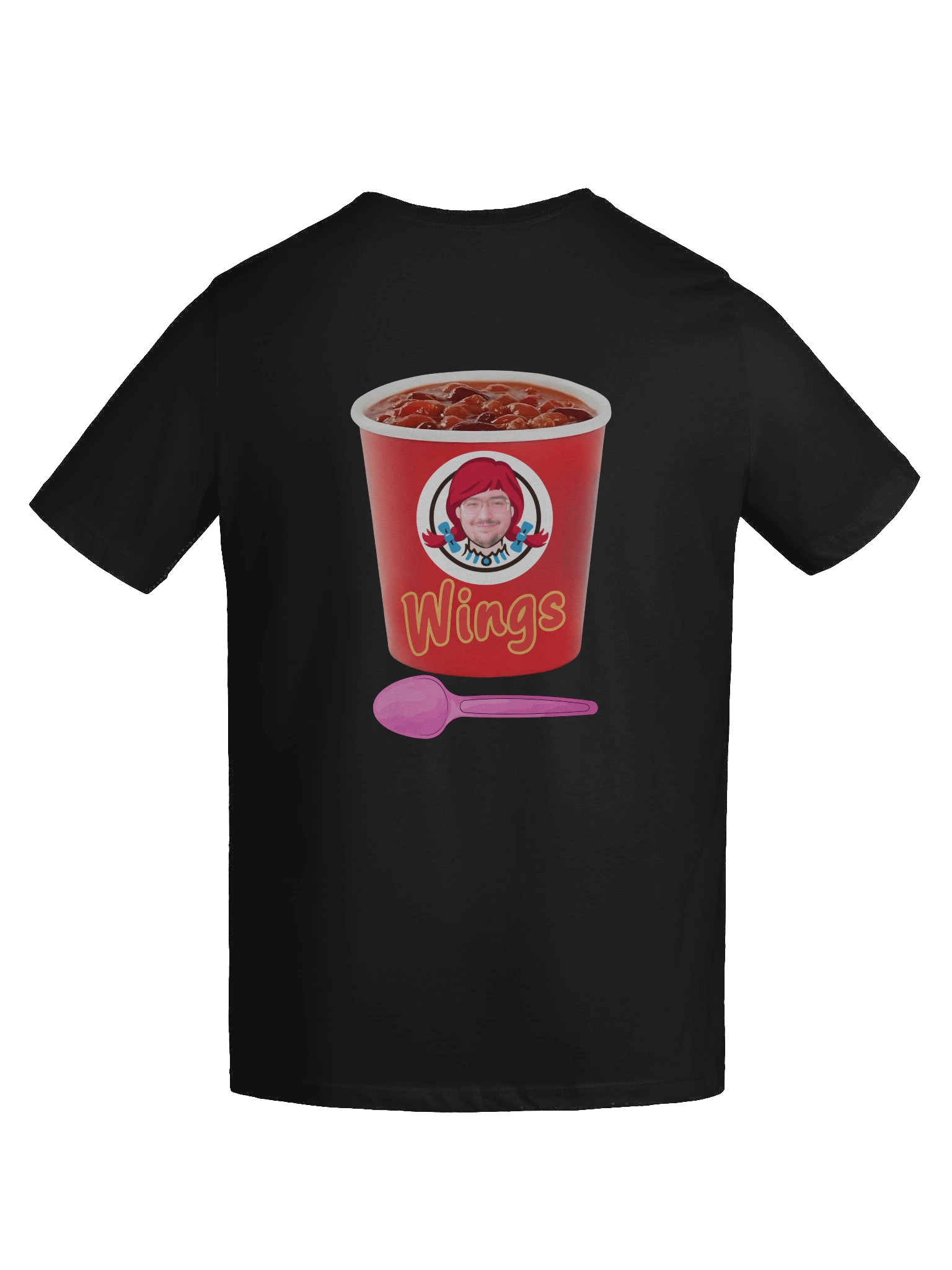 [WOR Shop] Wings Chili - Women's Graphic Tee [white letters] product image (9)
