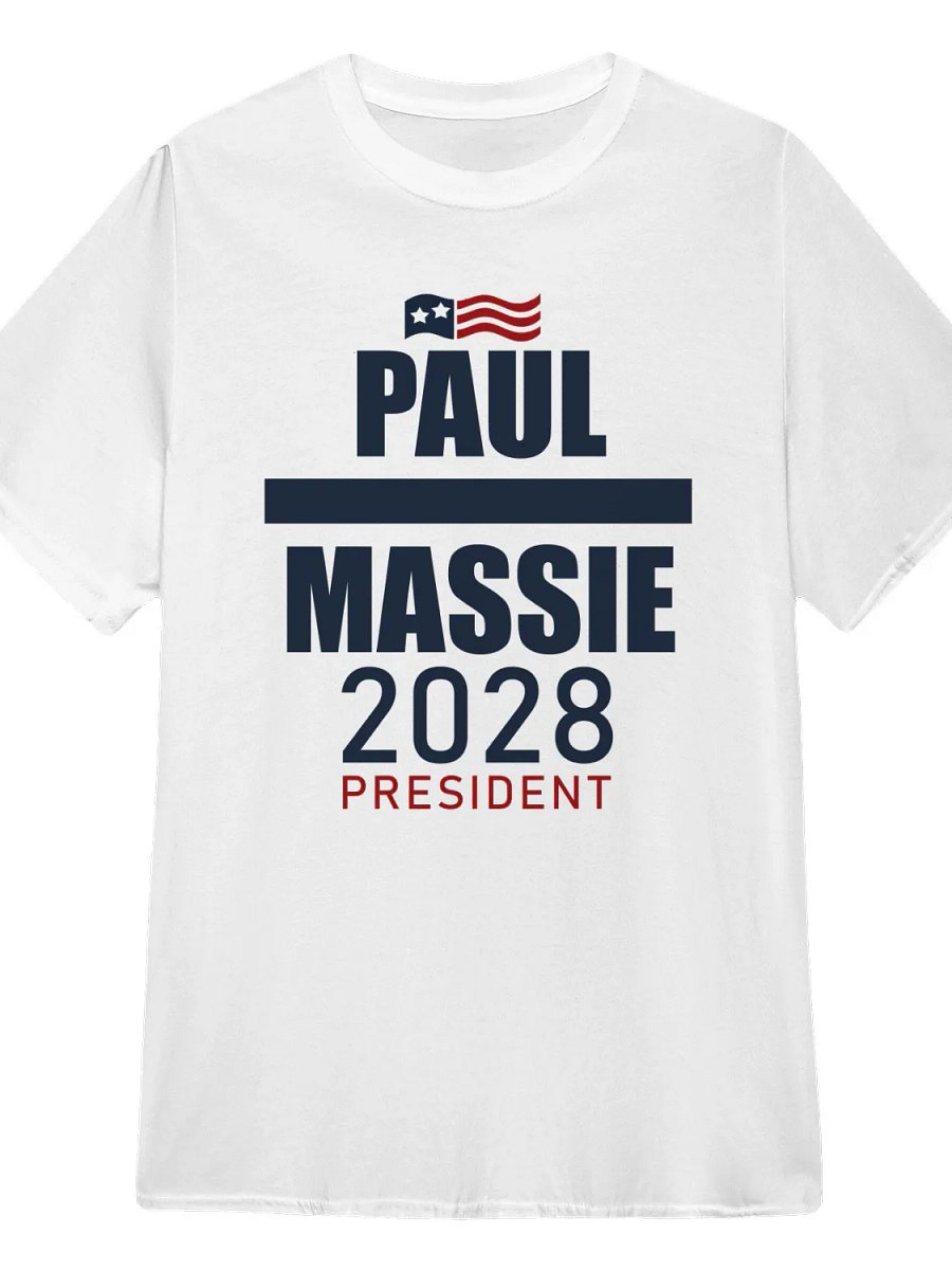 Paul Massie 2028 President T-Shirt product image (4)