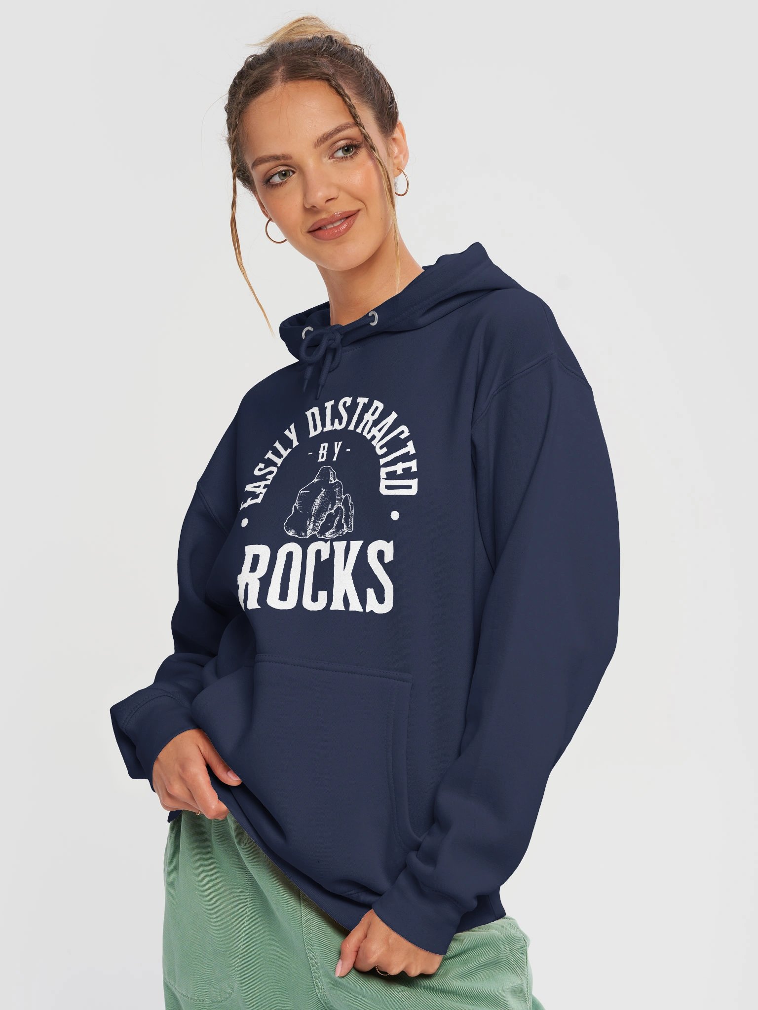 Easily Distracted by Rocks Hoody product image (7)