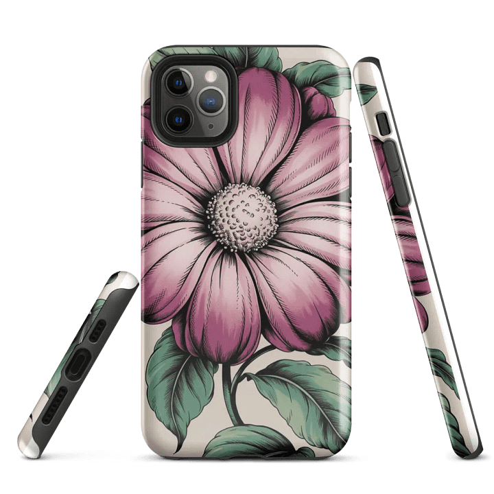 Vintage Floral Power iPhone® Case product image (3)