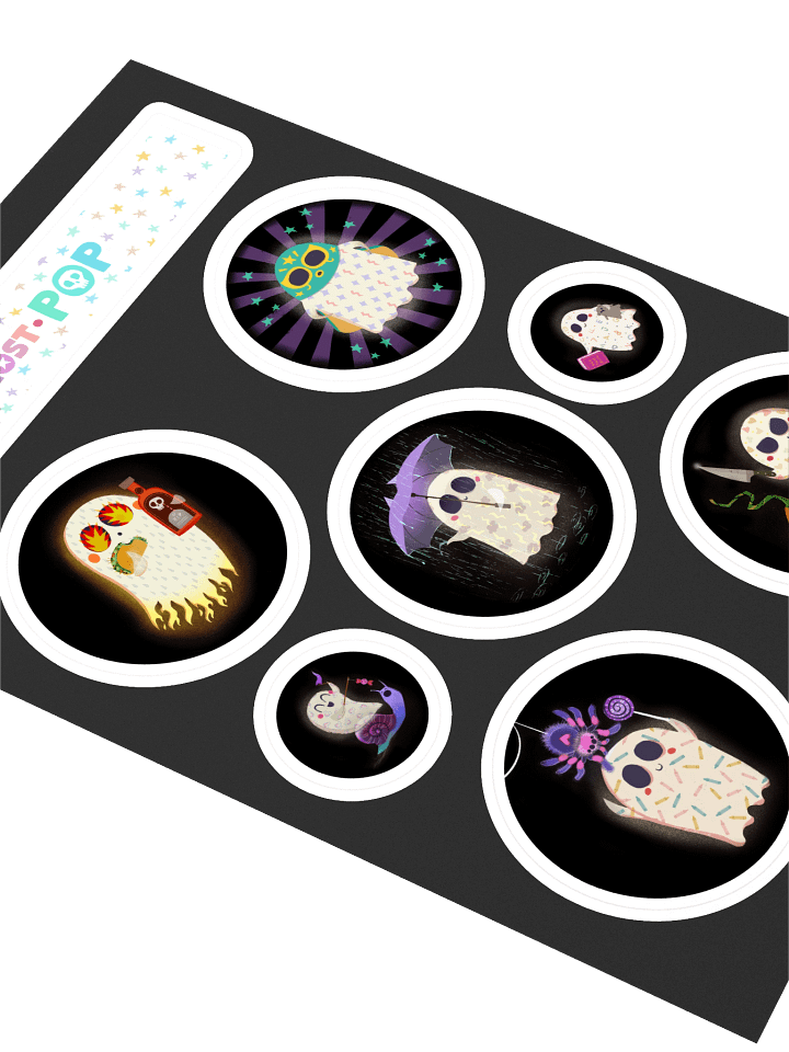 Ghost Pop Sticker Sheet #2 product image (2)