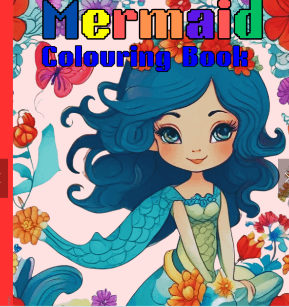 Mermaid Colouring Book product image (1)