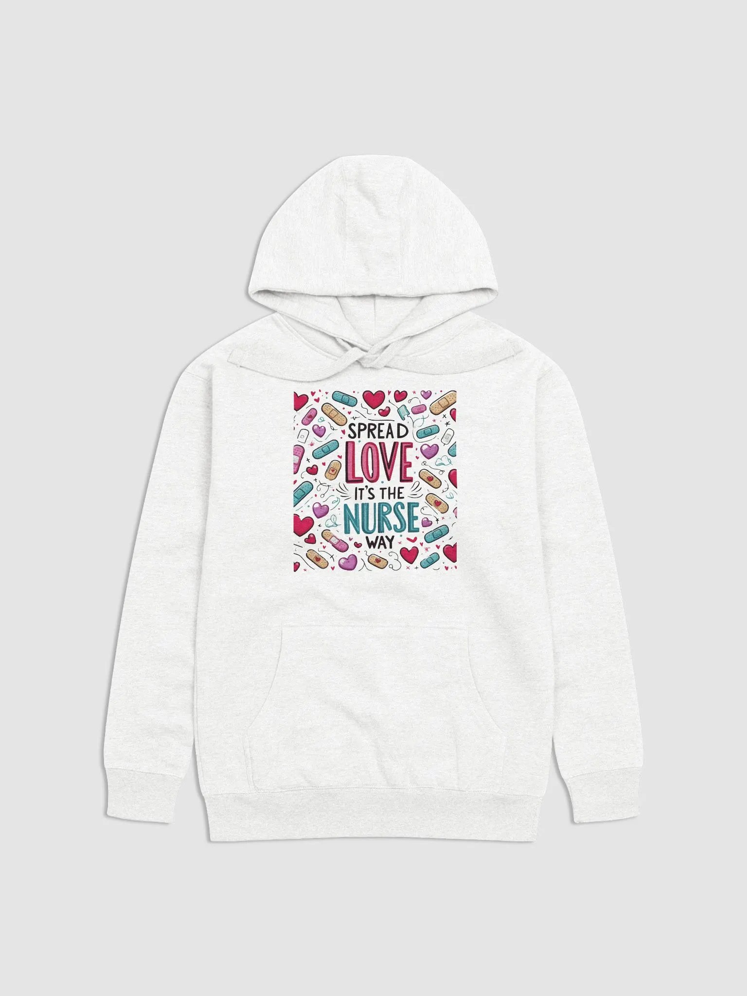 Nurse Love Band-Aid Hoodie product image (3)