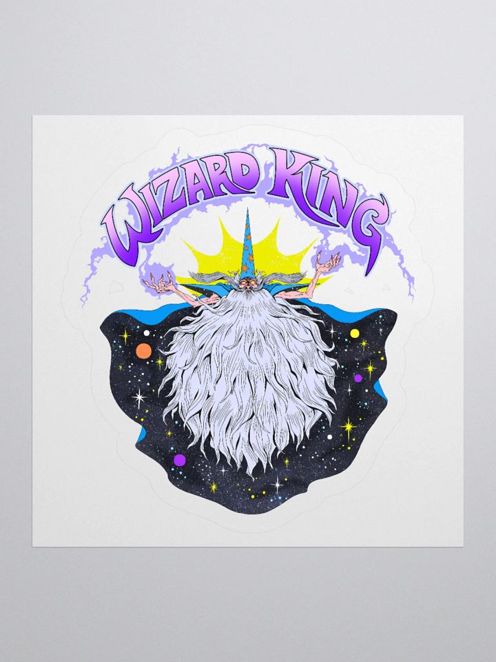 Dark Fantasy Wizard King - Sticker product image (3)