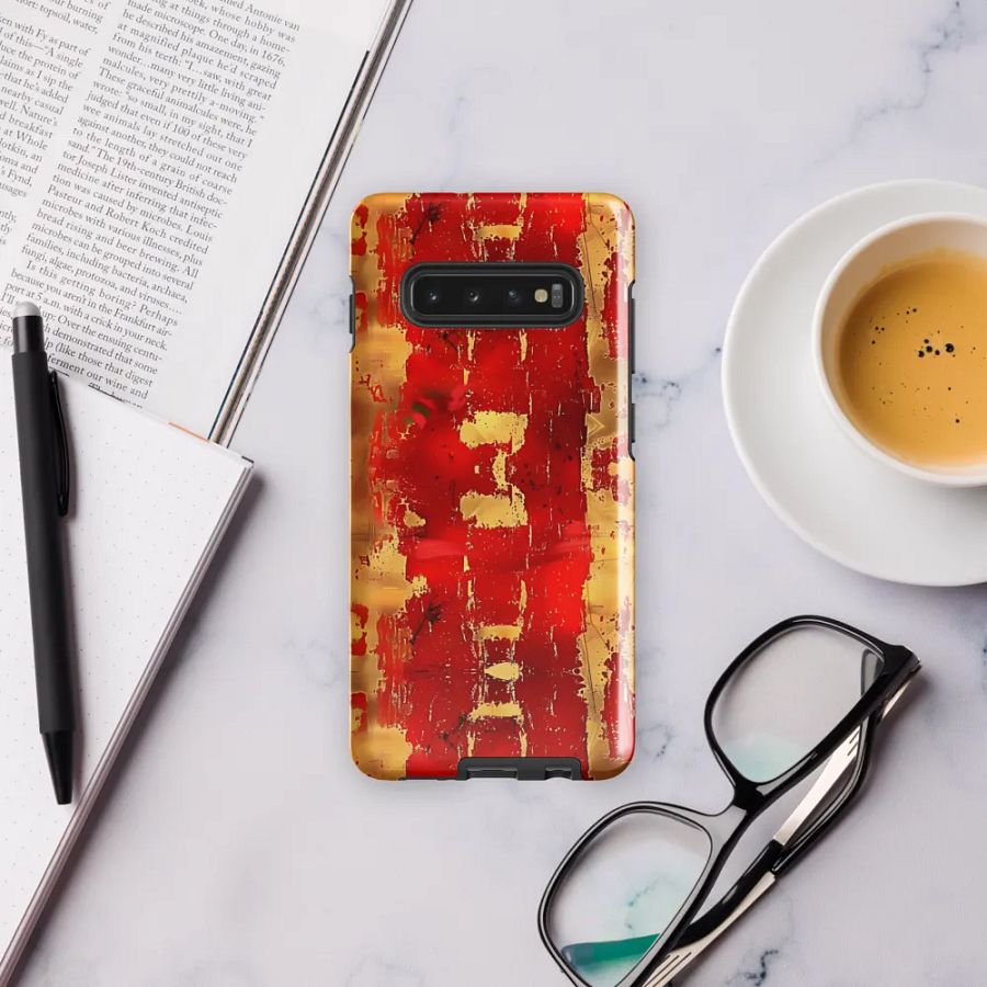 Ethereal Red and Gold Samsung® Case product image (56)