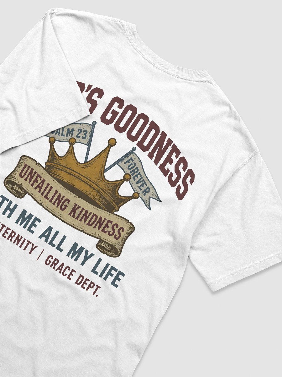 Covenant Classic GOD’S GOODNESS Garment-Dyed Heavyweight T-Shirt | Vintage Christian Faith Tee product image (6)
