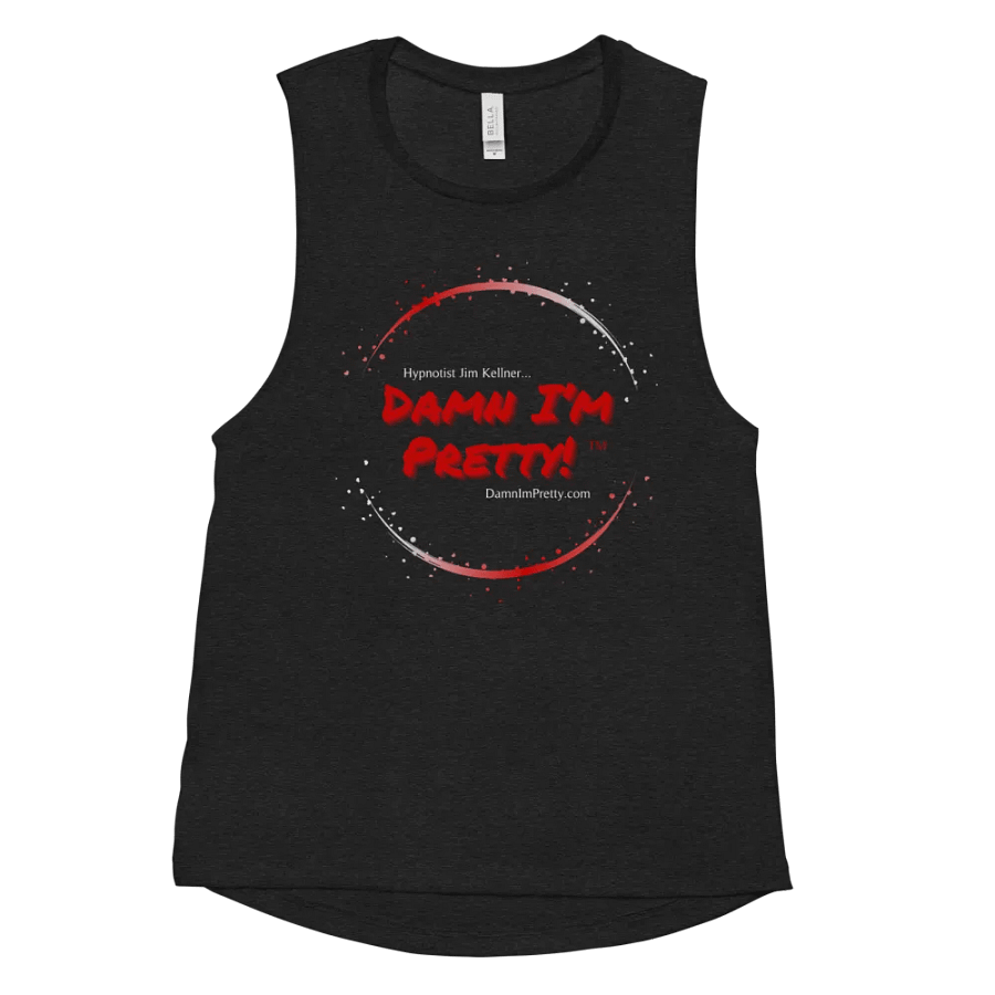 Damn I'm Pretty! Tank Top -Shirt RED Circle product image (11)