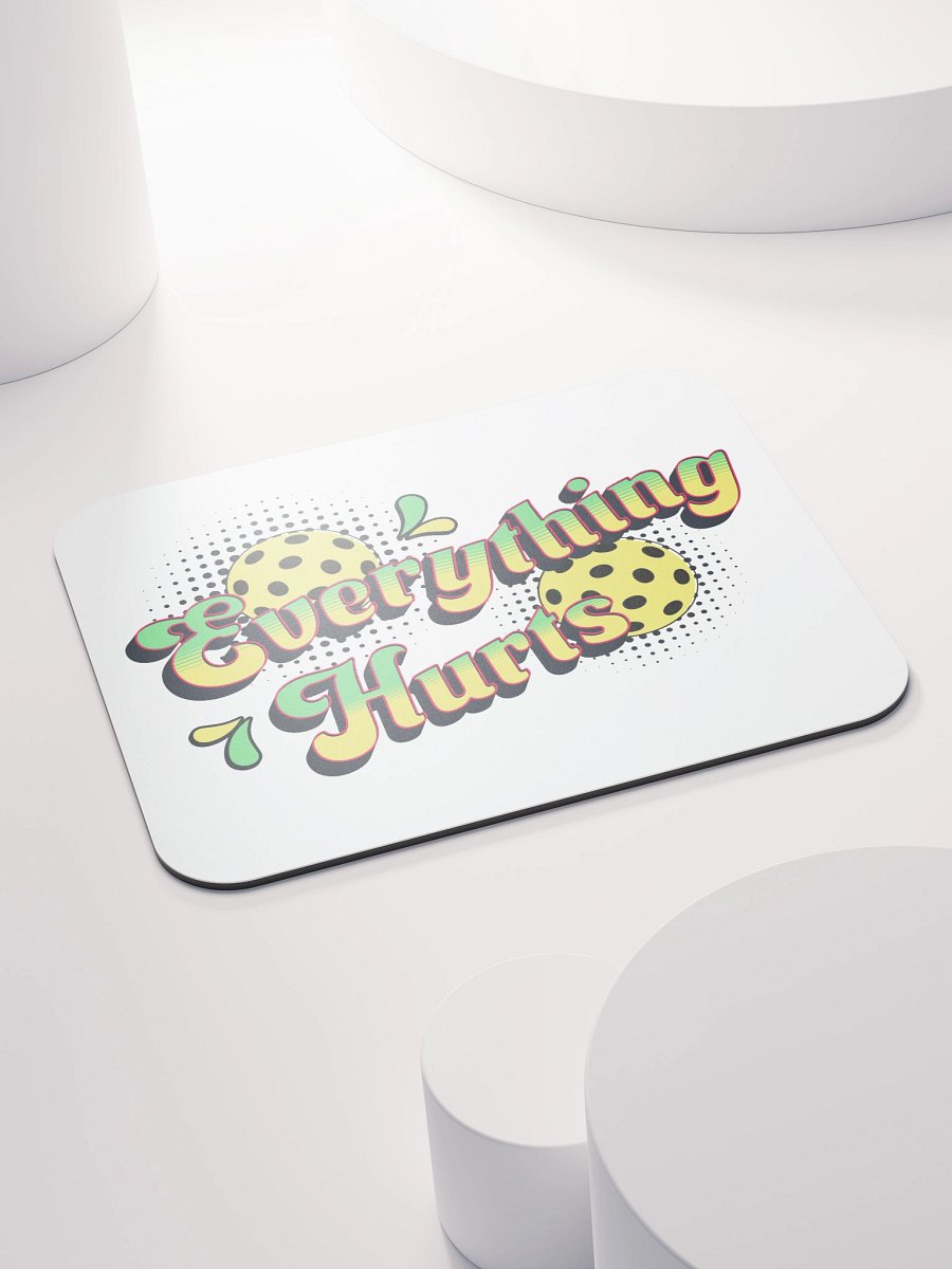 Everything Hurts Pickleball Vibrant Mouse Pad product image (4)
