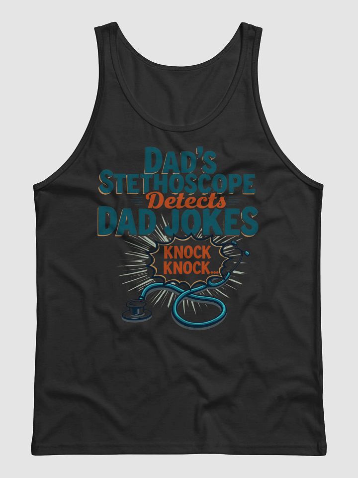 Dad's Stethoscope Humor Jersey Tank product image (4)