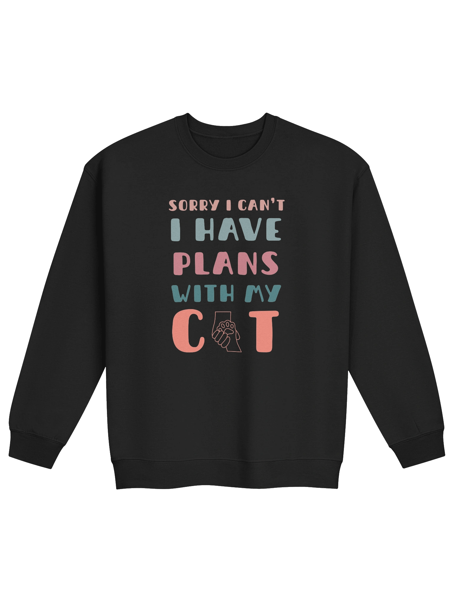 Sorry I Have Plans With My Cat Funny T-Shirt product image (1)