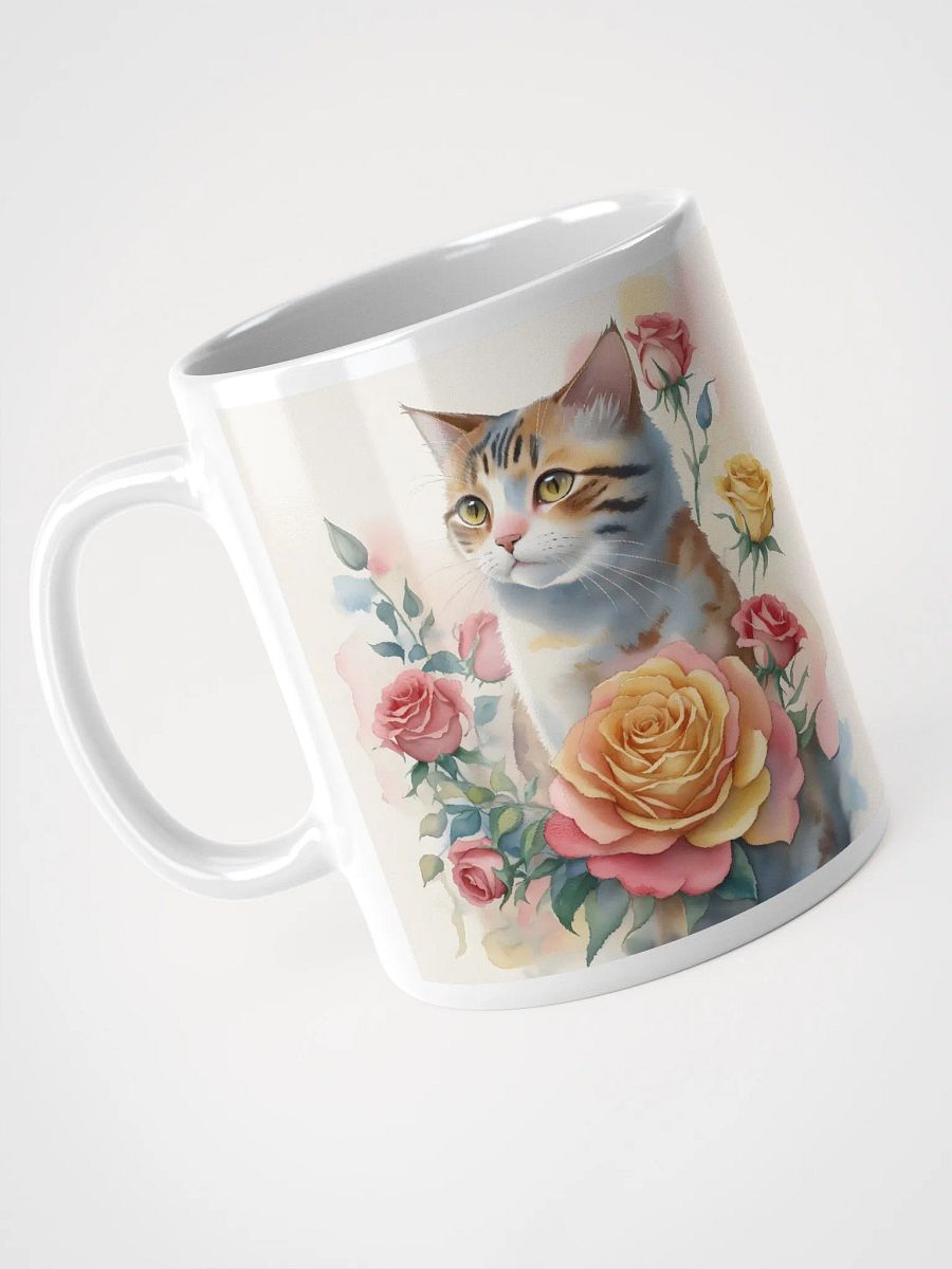Symmetrical Feline Blooms Mug product image (6)