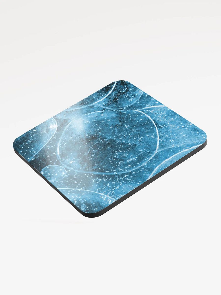 Glossed Cork Coaster - Blue Bubbles product image (3)