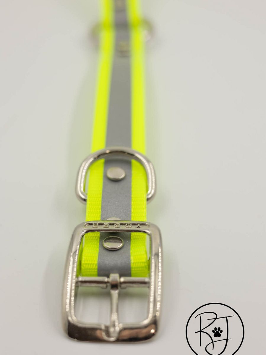 Waterproof Reflective Safety Dog Collar Bright Colors product image (8)