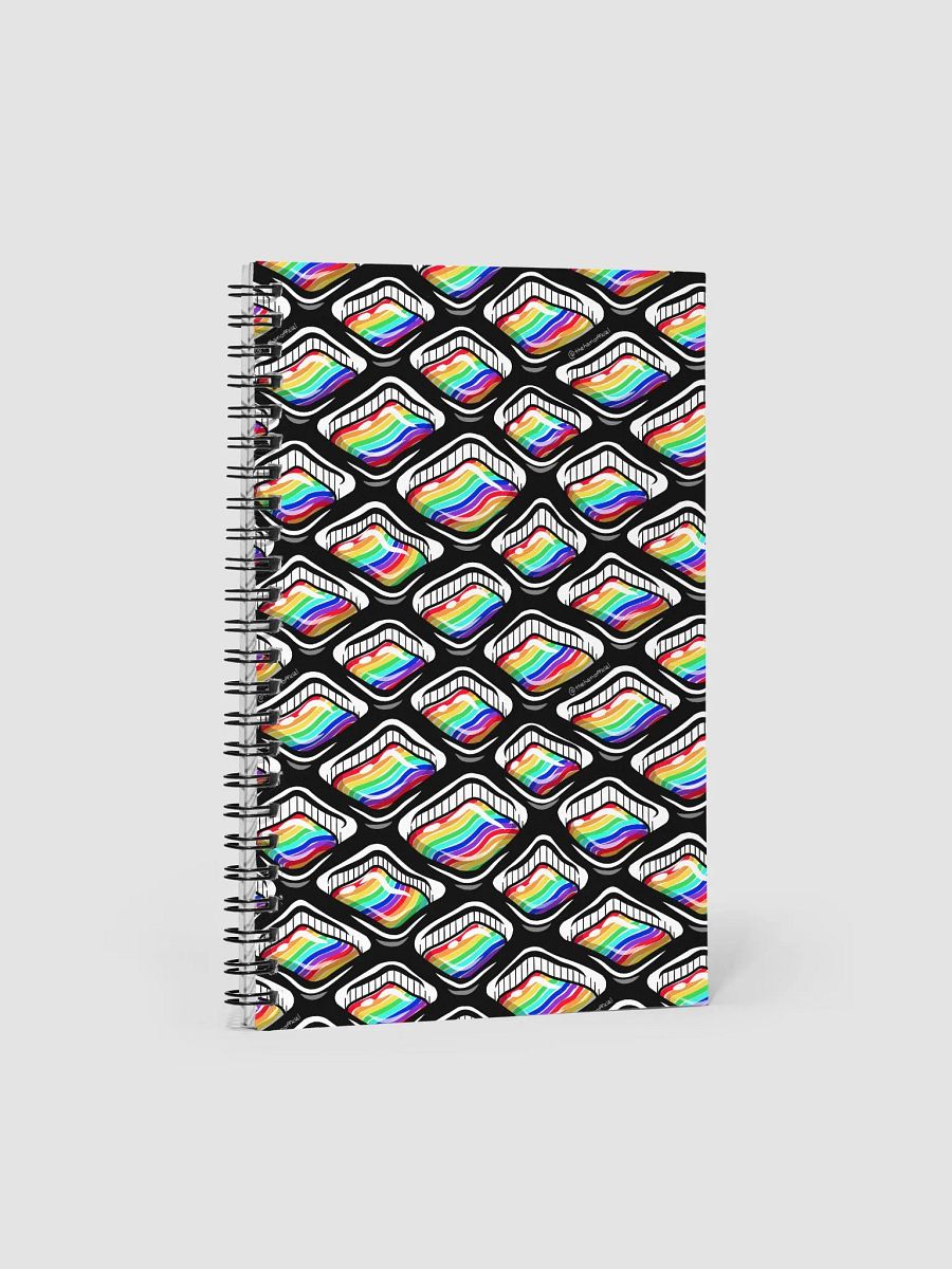 Rainbow Squares Spiral Notebook product image (2)