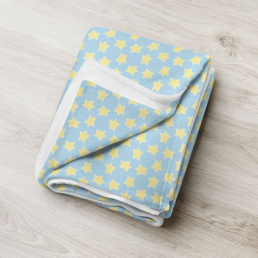 Twinkle Star Blue Blanket product image (9)