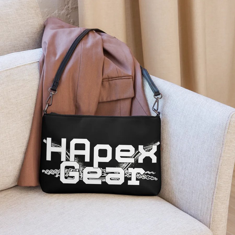 Crossbody Bag - Black - White HApex Gear Black Logo product image (6)