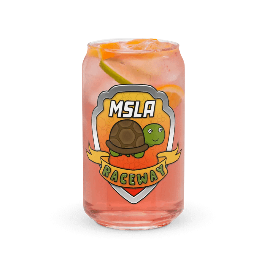 MSLA Raceway - Can Shaped Glass product image (7)