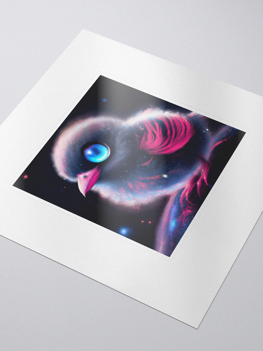 Cute Galactic Bird Delta Sticker product image (3)