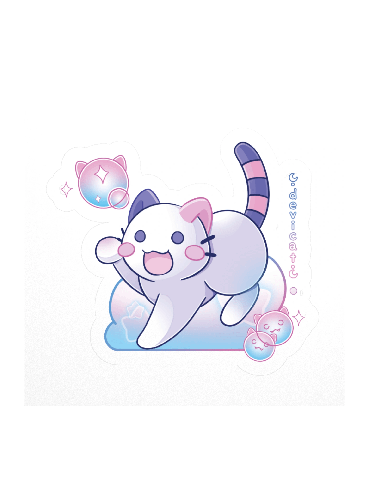 Sticker • CandiCat Bubbles • 2025 product image (2)