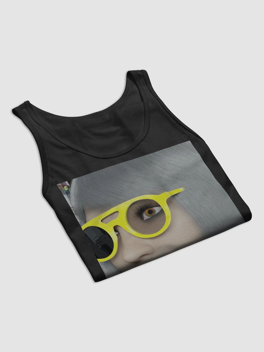 Gray Hair Yellow Sunglasses Tank product image (29)
