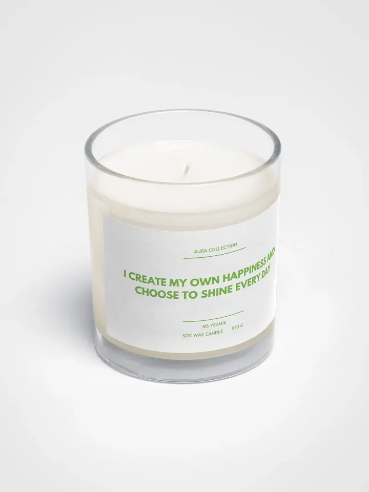 AURA COLLECTION Soy Wax Candle: Create Your Own Happiness product image (2)