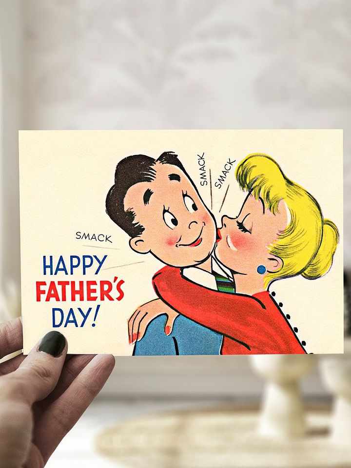 Vintage 1950s Father's Day Card product image (1)